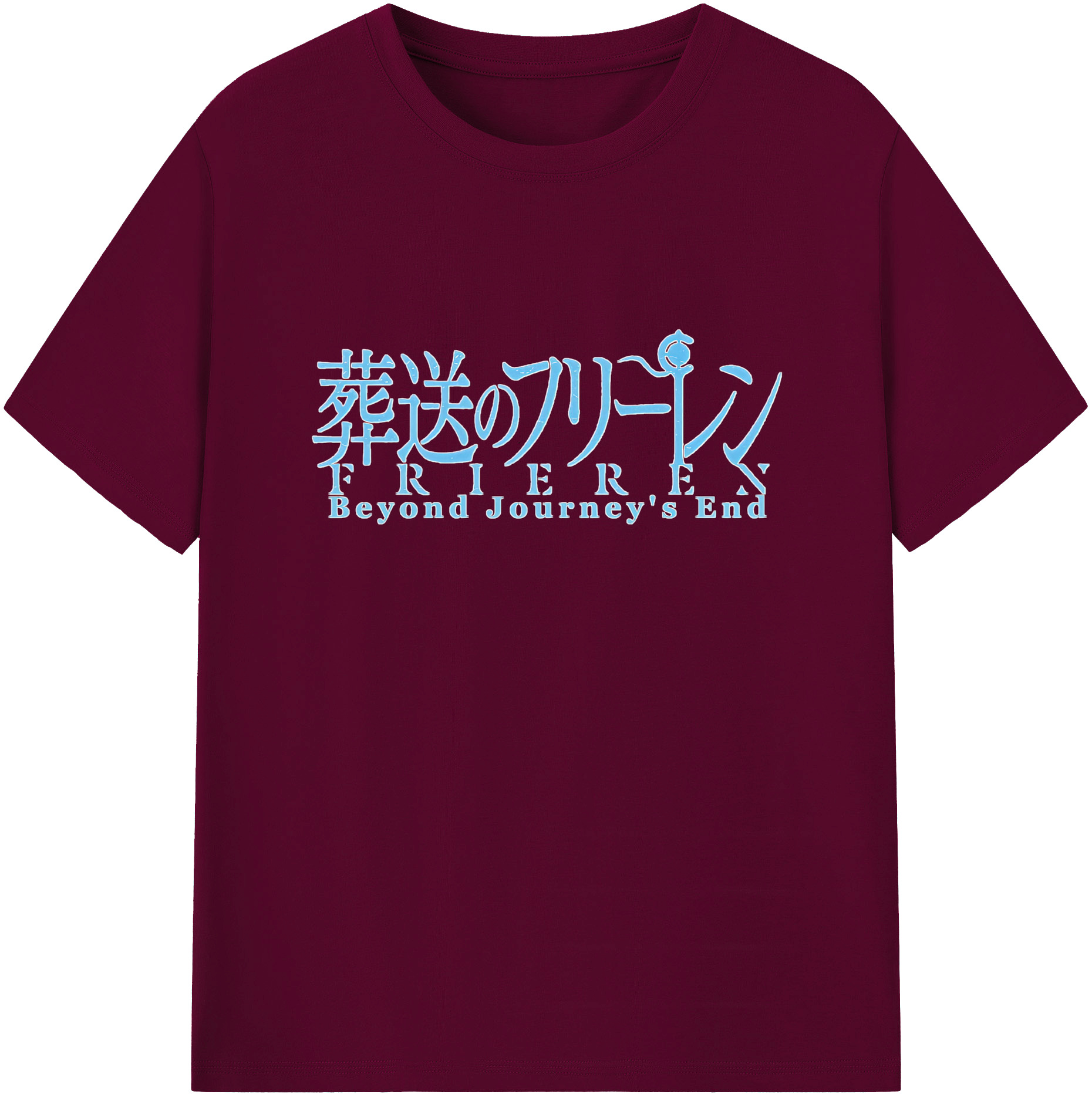 （画像用） 葬送のフリーレン Frieren レディースカジュアルプリントTシャツ（綿100％）